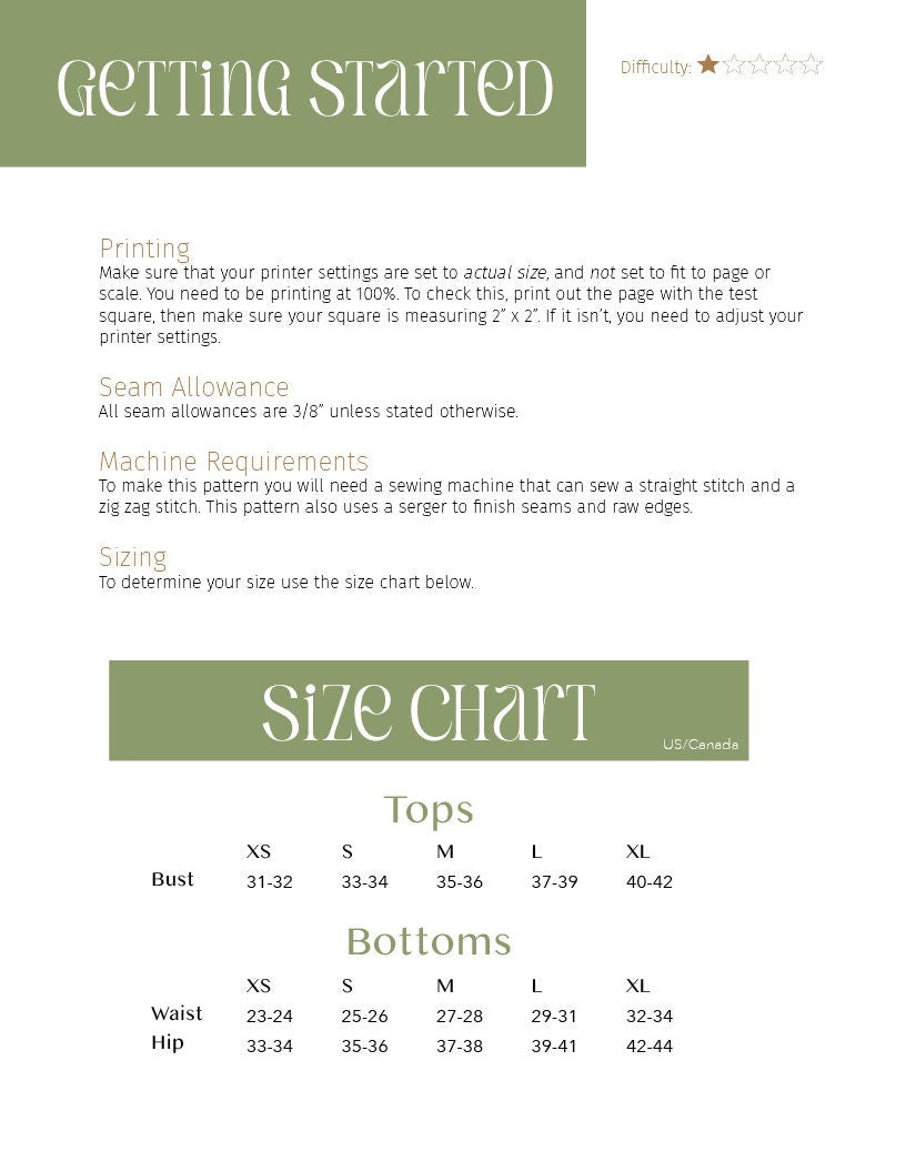 Bikini Fit Panty - PDF Pattern