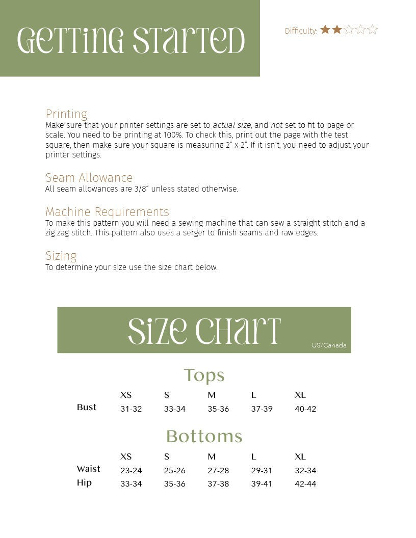 Triangle Bra - PDF Sewing pattern
