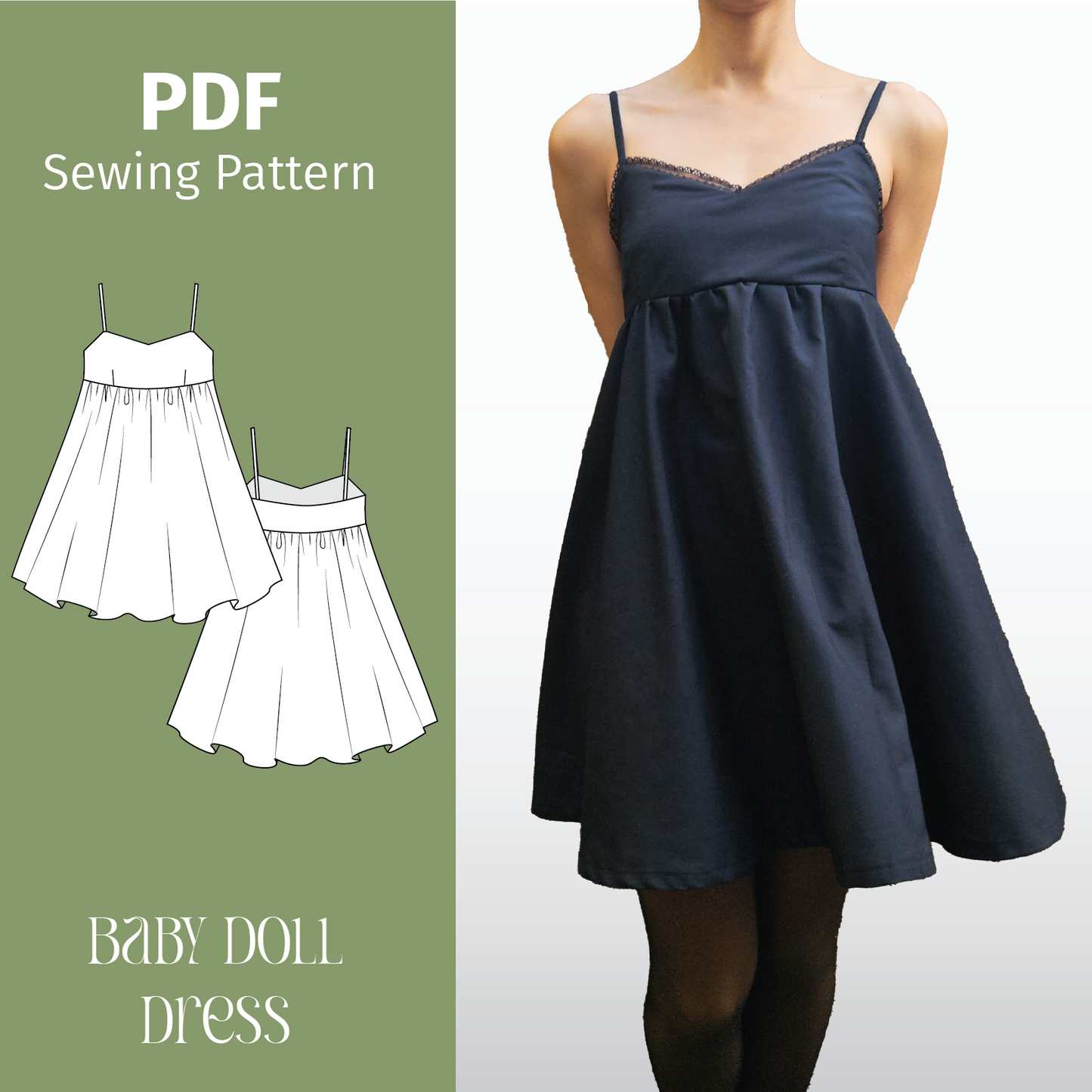 Babydoll Dress - PDF Sewing Pattern