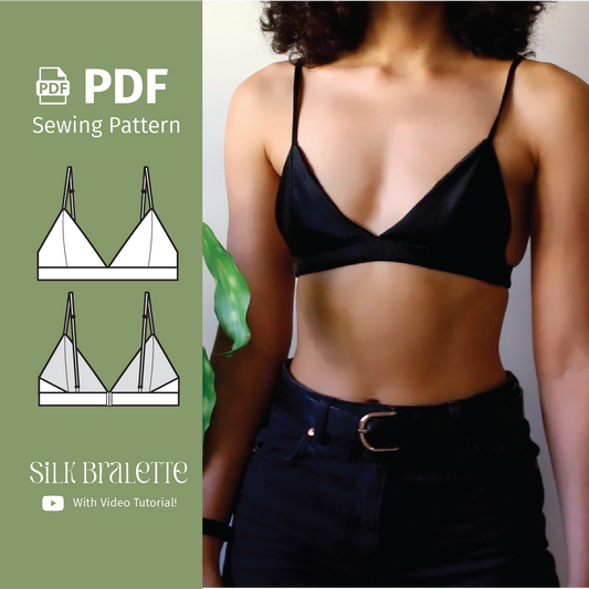 Silk Bralette - PDF Sewing Pattern
