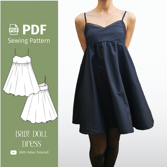 Babydoll Dress - PDF Sewing Pattern